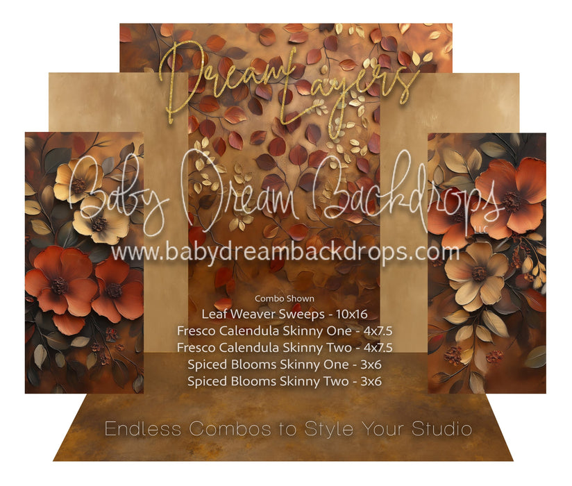 Dream Layers - Leaf Weaver, Fresco Calendula and Spiced Blooms