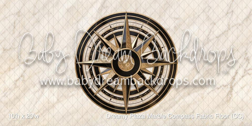 Dreamy Plaza Marble Compass Fabric Floor (CC)