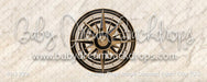 Dreamy Plaza Marble Compass Fabric Floor (CC)