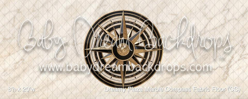 Dreamy Plaza Marble Compass Fabric Floor (CC)