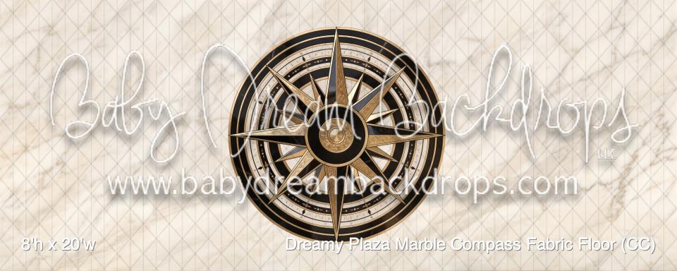 Dreamy Plaza Marble Compass Fabric Floor (CC)