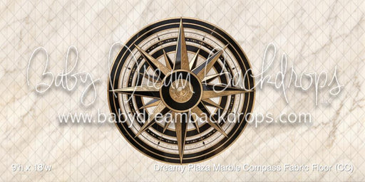 Dreamy Plaza Marble Compass Fabric Floor (CC)