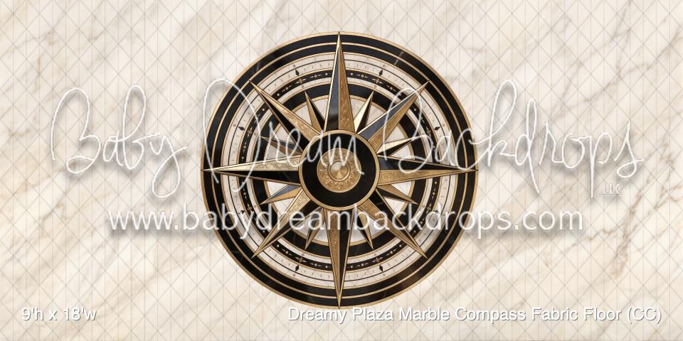 Dreamy Plaza Marble Compass Fabric Floor (CC)