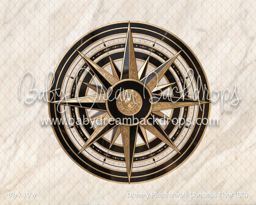 Dreamy Plaza Marble Compass Floor (CC)