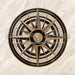 Dreamy Plaza Marble Compass Fabric Floor (CC)
