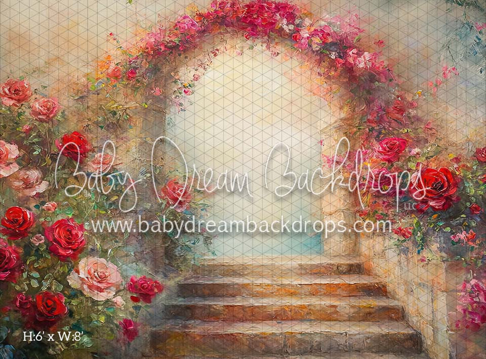 Dreamy Rose Garden Entrance (CM)