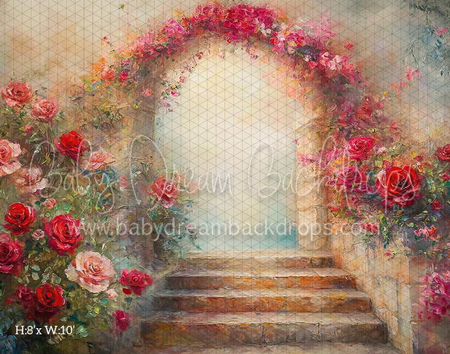 Dreamy Rose Garden Entrance (CM)
