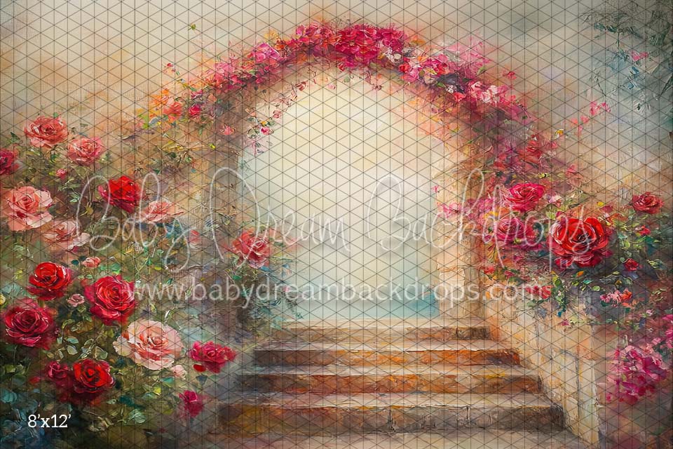 Dreamy Rose Garden Entrance (CM)
