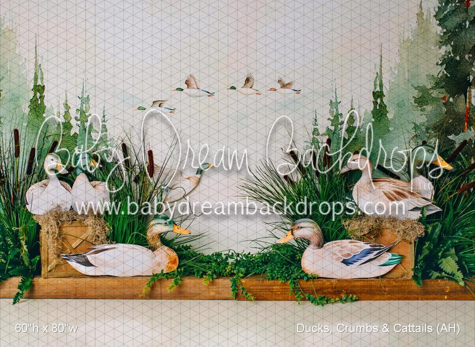 Ducks, Crumbs & Cattails (AH)