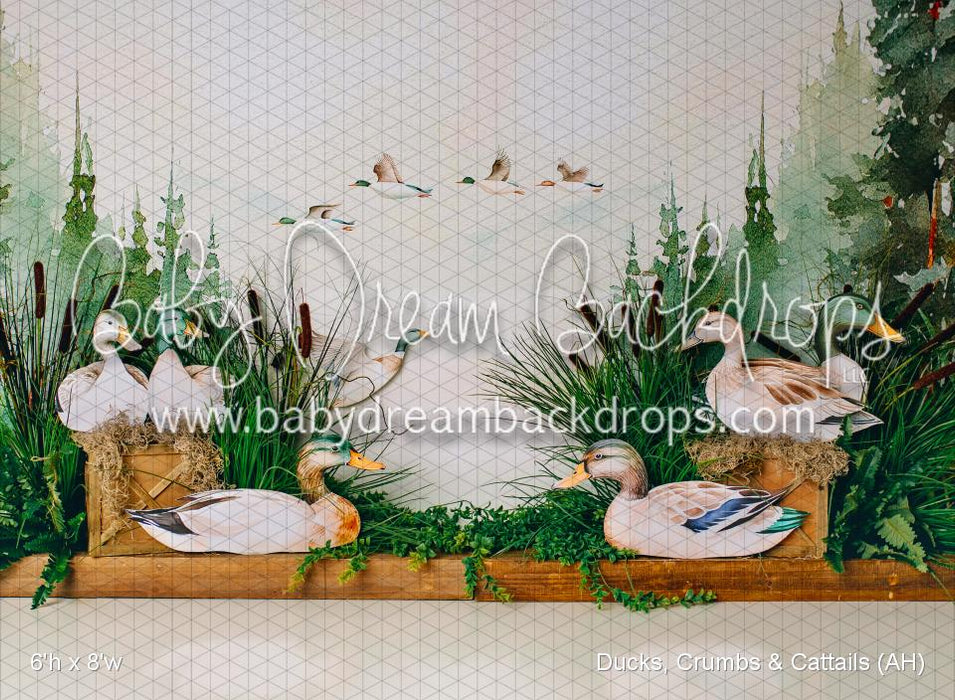 Ducks, Crumbs & Cattails (AH)