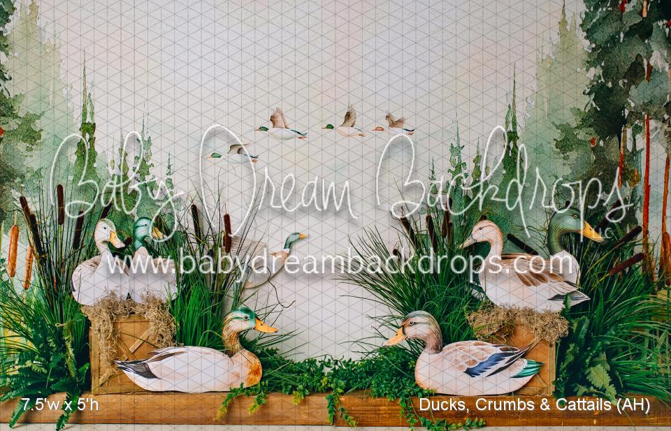 Ducks, Crumbs & Cattails (AH)