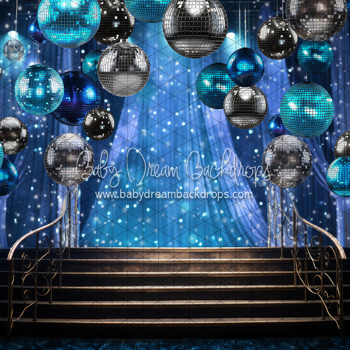 Elegant Disco Fever Blue (sparkle) (JA)