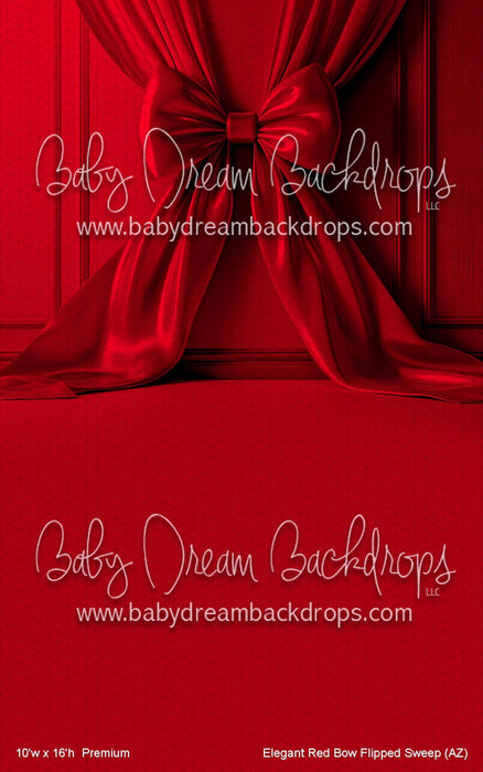 Elegant Red Bow Flipped Sweep (AZ)