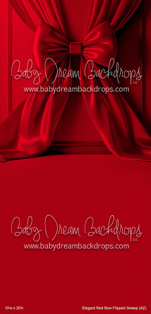 Elegant Red Bow Flipped Sweep (AZ)