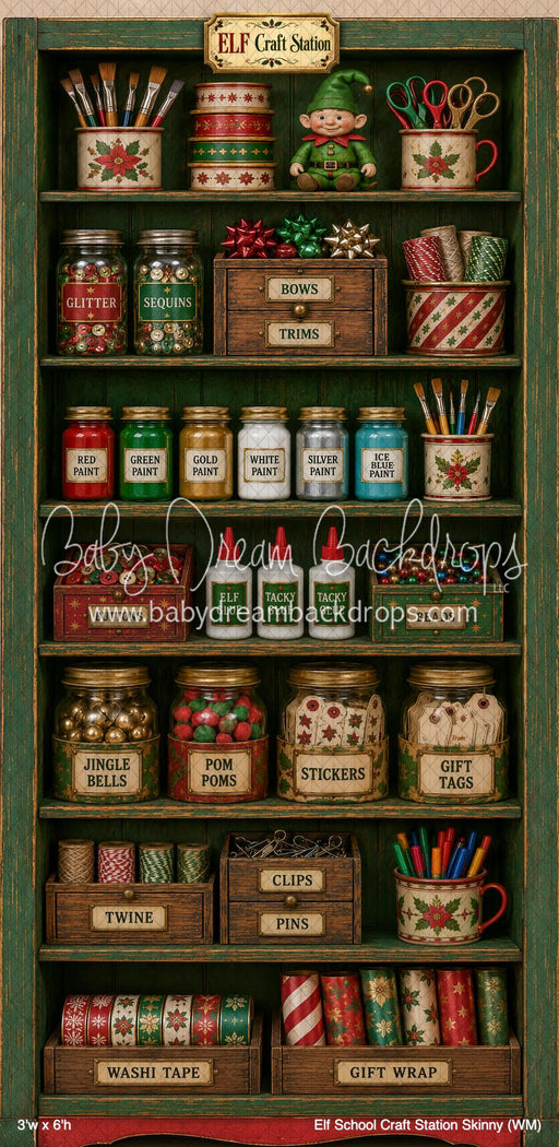 Elf School Craft Station Skinny (WM)