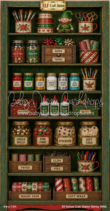 Elf School Craft Station Skinny (WM)