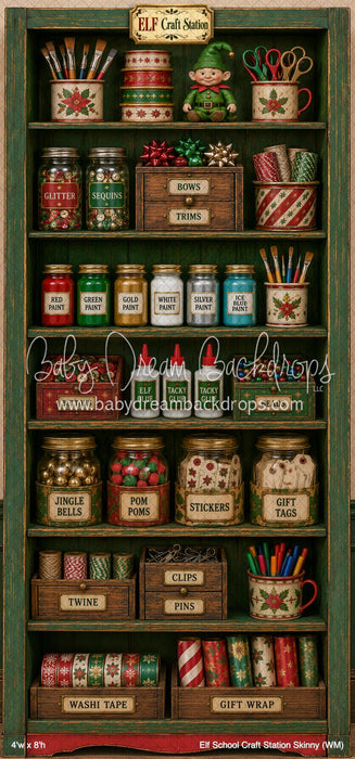 Elf School Craft Station Skinny (WM)