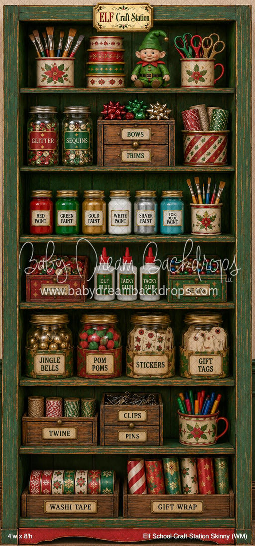 Elf School Craft Station Skinny (WM)