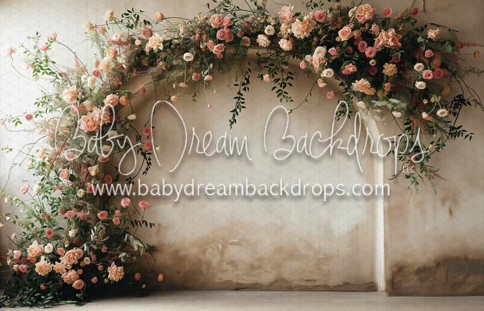 Elora Spring Arch Left (MD) — Baby Dream Backdrops