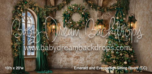 Emerald and Evergereen Sitting Room (CC)