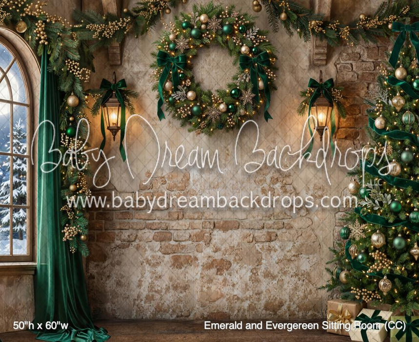 Emerald and Evergereen Sitting Room (CC)