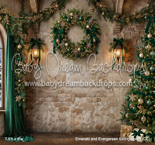 Emerald and Evergereen Sitting Room (CC)