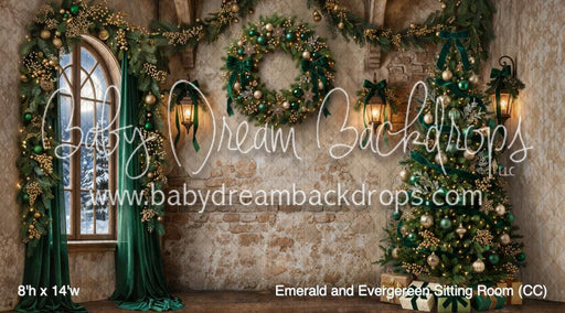 Emerald and Evergereen Sitting Room (CC)