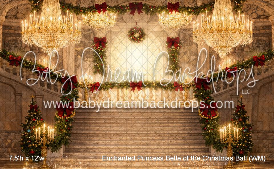 Enchanted Princess Belle of the Christmas Ball (WM)