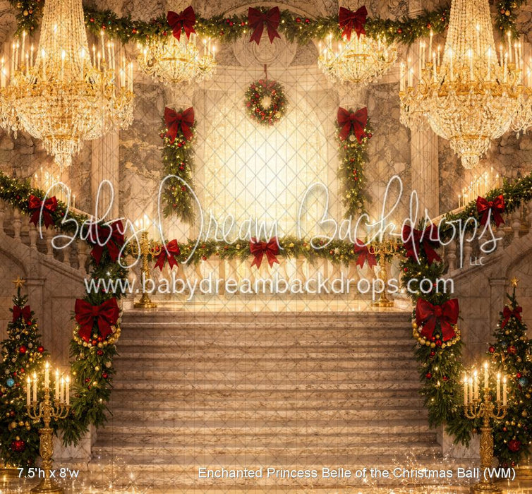 Enchanted Princess Belle of the Christmas Ball (WM)