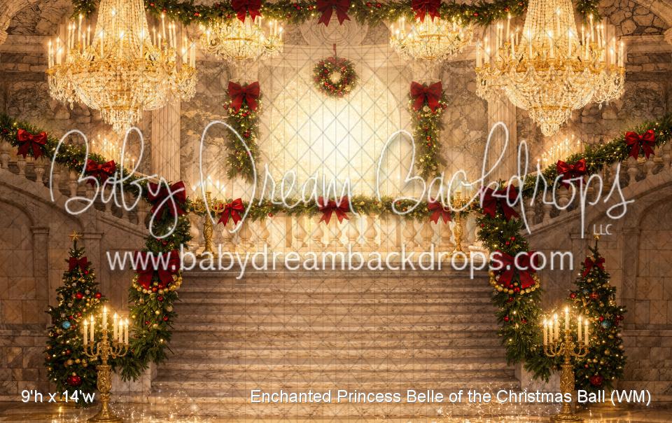 Enchanted Princess Belle of the Christmas Ball (WM)
