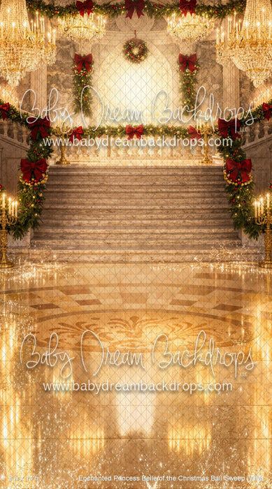 Enchanted Princess Belle of the Christmas Ball Sweep (WM)