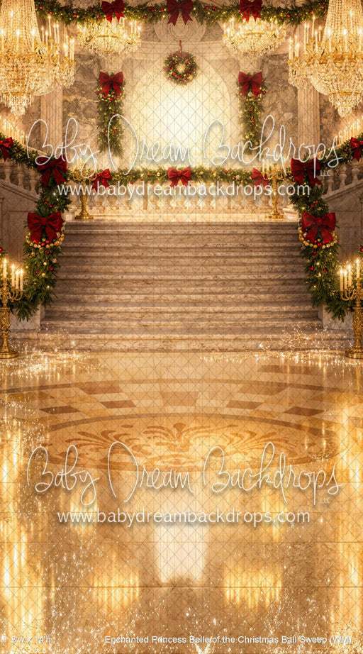 Enchanted Princess Belle of the Christmas Ball Sweep (WM)