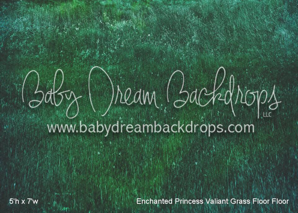 Enchanted Princess Valiant Grass Fabric Floor Fabric Floor (WM)