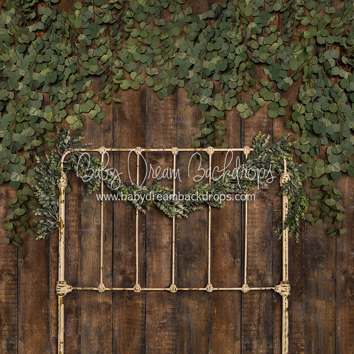 Eucalyptus Greens Headboard (Queen)