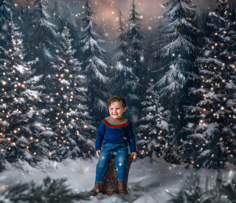 Evening Winter Pines (JA)