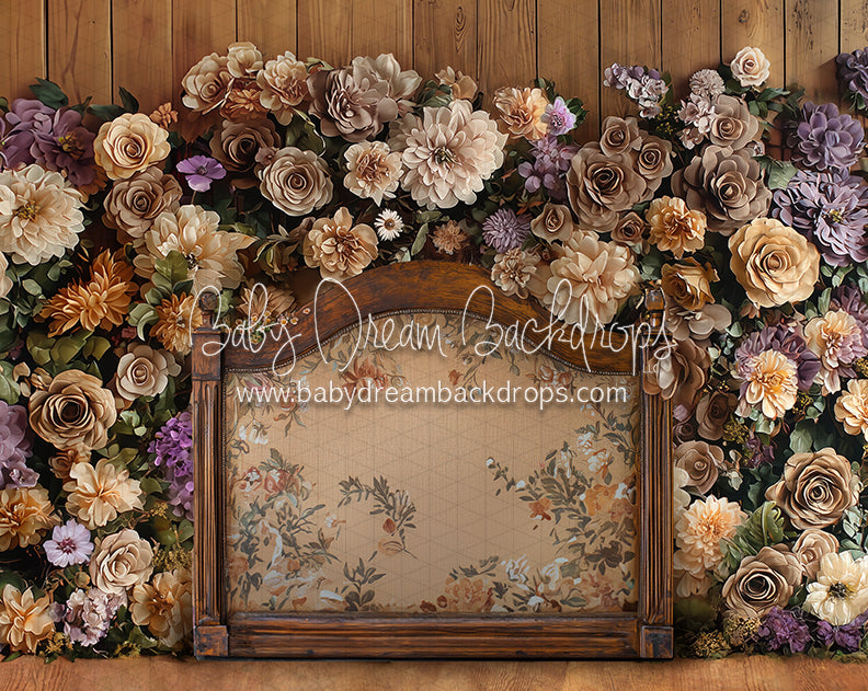 Everbloom Prairie Queen Headboard (CC)