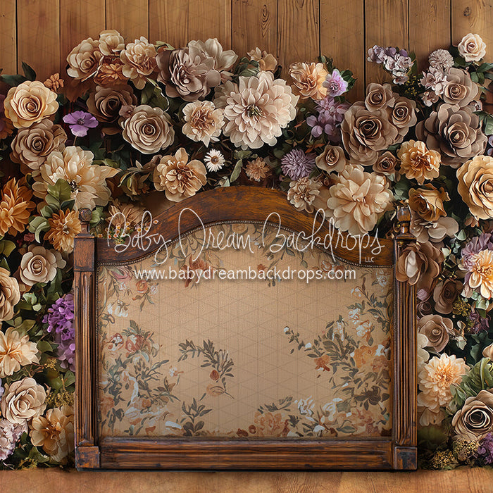 Everbloom Prairie Queen Headboard (CC)