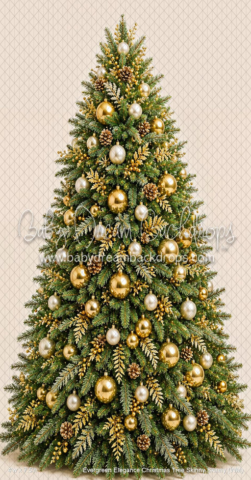 Evergreen Elegance Christmas Tree Skinny Skinny (WM)