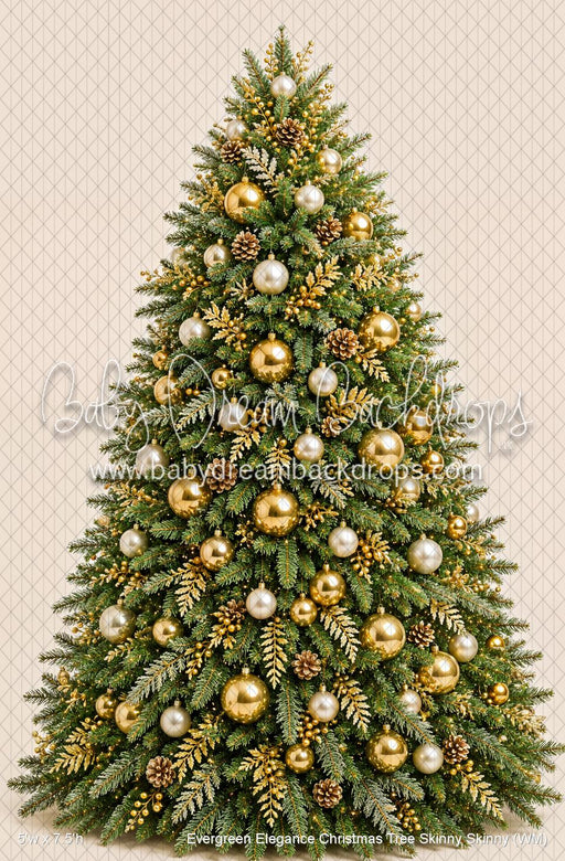 Evergreen Elegance Christmas Tree Skinny Skinny (WM)