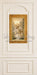 Evergreen Elegance Wall Panel with Golden Reindeer Portrait Skinny (WM)
