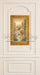 Evergreen Elegance Wall Panel with Golden Reindeer Portrait Skinny (WM)