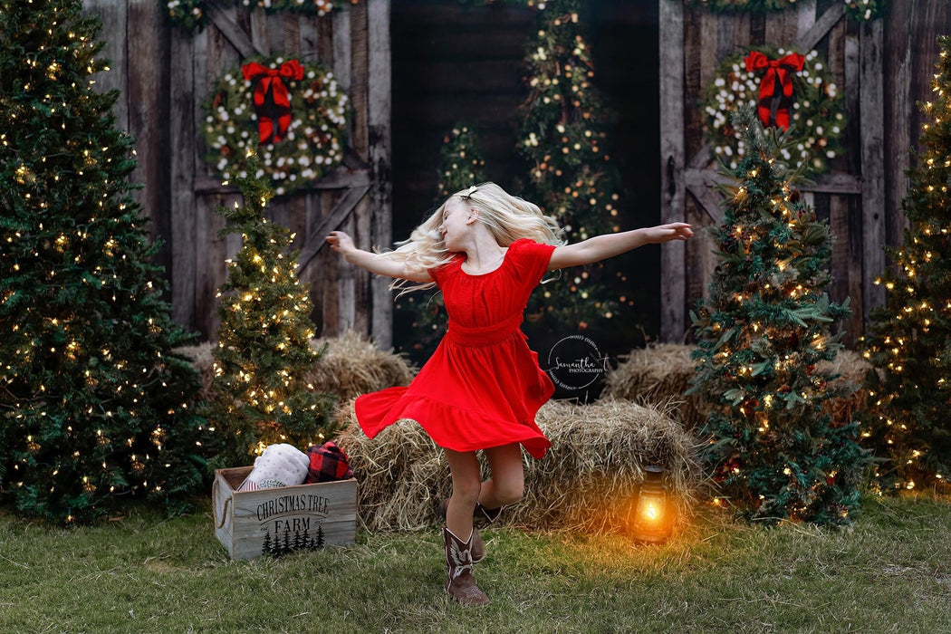 Holiday Ranch Doors Trees (JA)