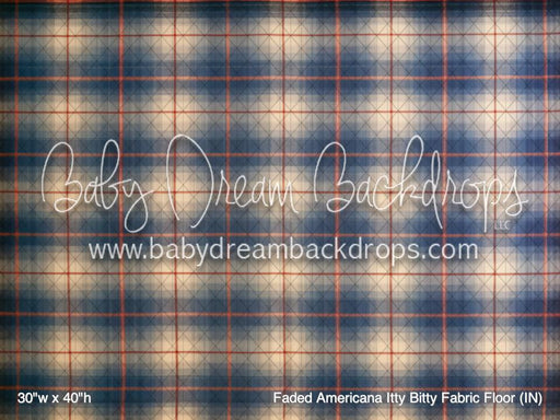 Faded Americana Itty Bitty Fabric Floor (MI)