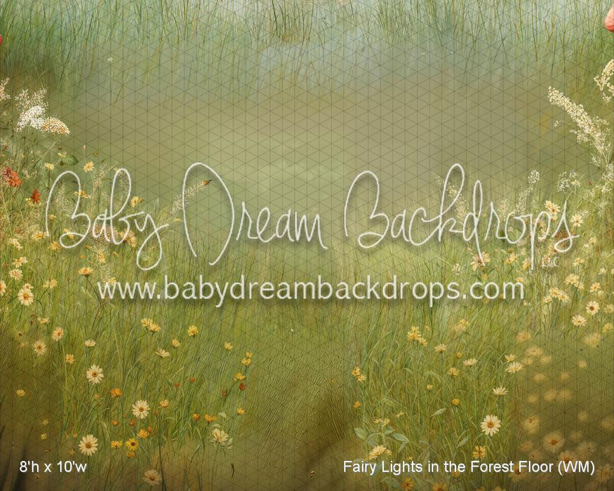 Fairy Lights in the Forest Fabric Floor (WM)