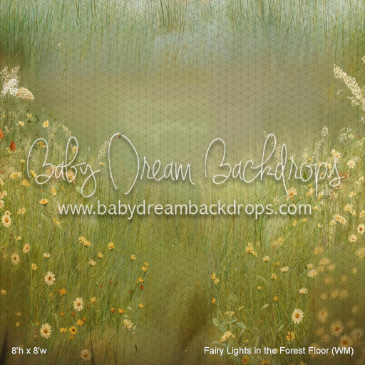 Fairy Lights in the Forest Fabric Floor (WM)