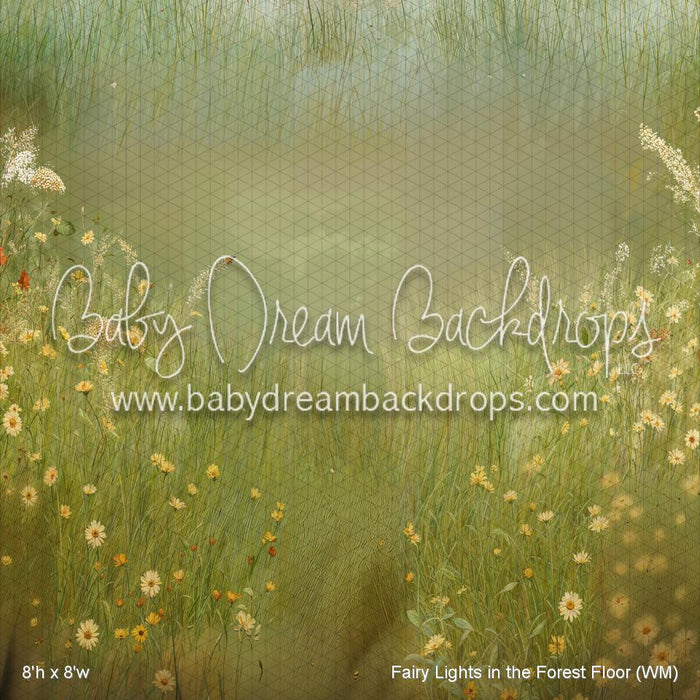 Fairy Lights in the Forest Fabric Floor (WM)