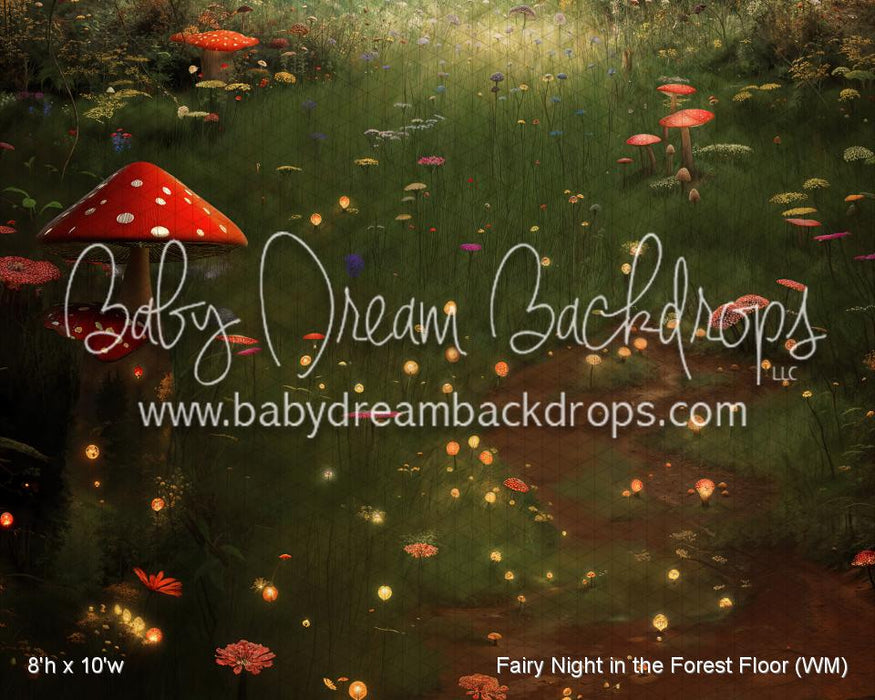 Fairy Night in the Forest Fabric Floor (WM)
