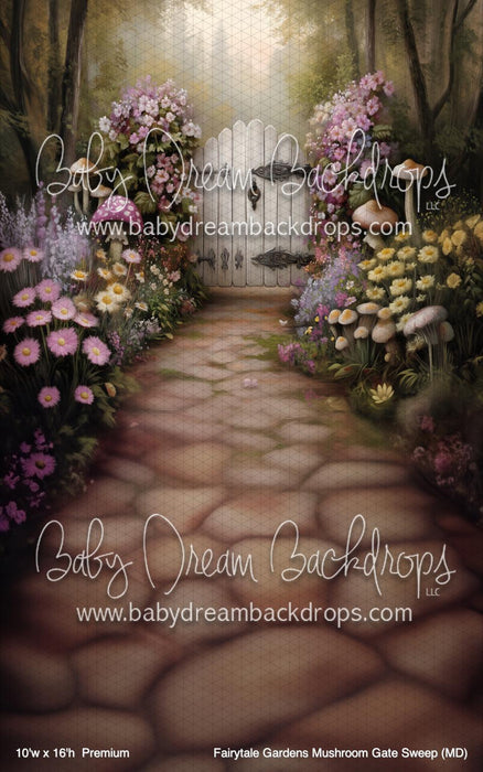 Fairytale Gardens Mushroom Gate Sweep (MD)