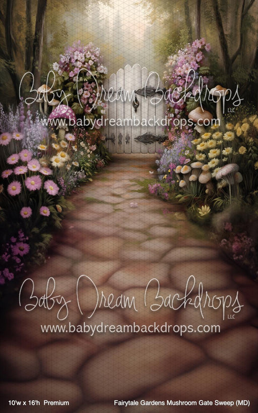 Fairytale Gardens Mushroom Gate Sweep (MD)