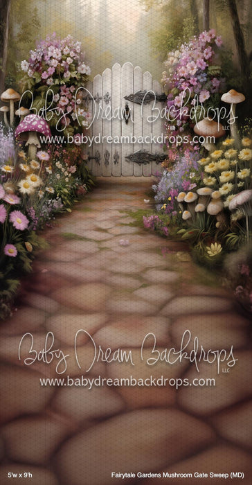 Fairytale Gardens Mushroom Gate Sweep (MD)